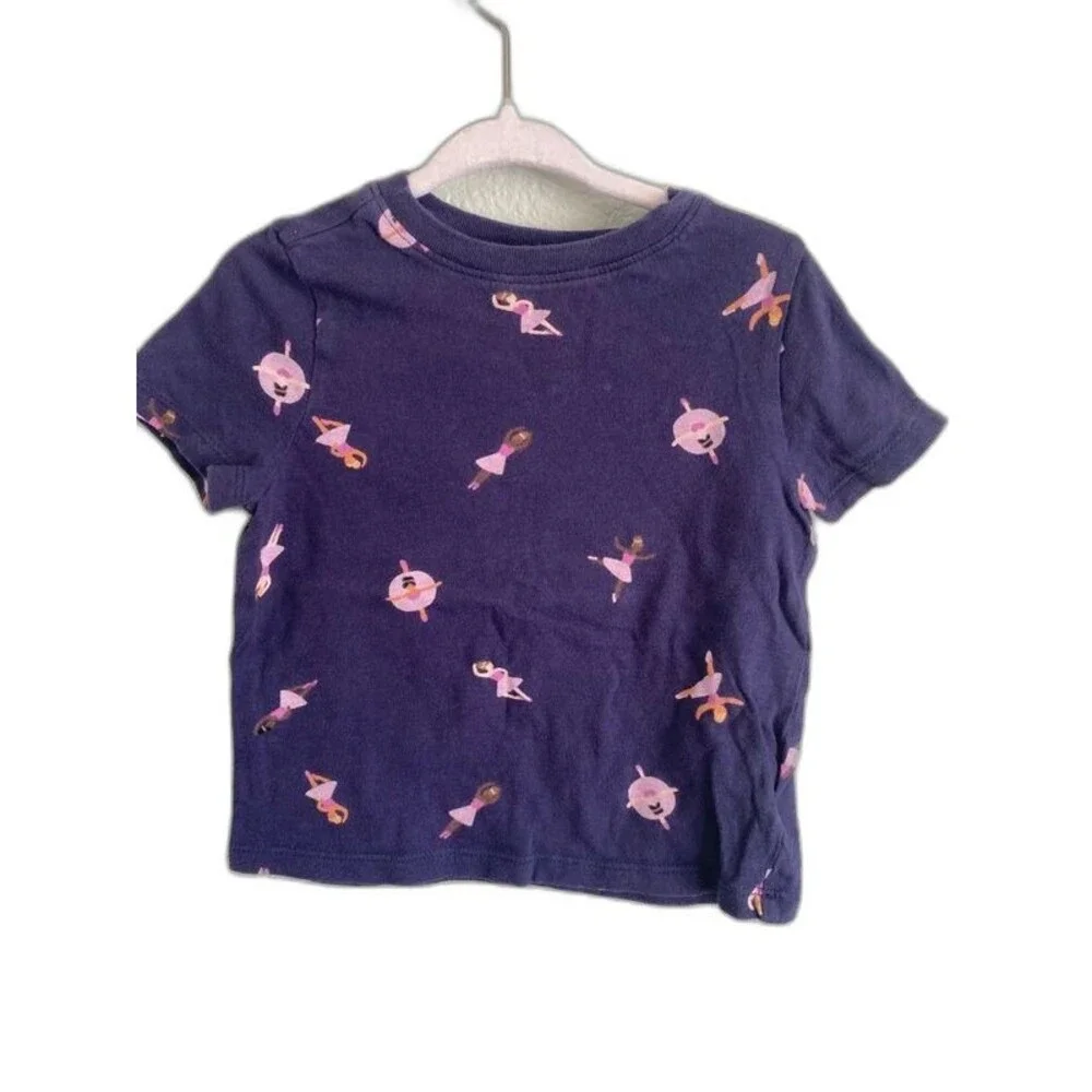 Old Navy Ballerina Print Tee | 2T | 100% Cotton